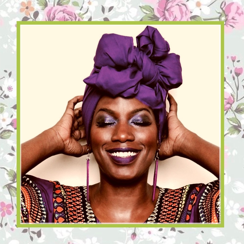 🌸 DARK PURPLE HEADWRAP MULTIPURPOSE TURBAN BOHO SCARF WRAP URBAN
